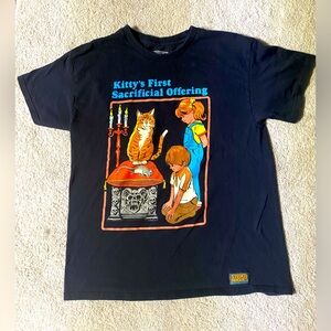 Steven Rhodes “Kitty’s First Offering” Men’s Shirt Size L